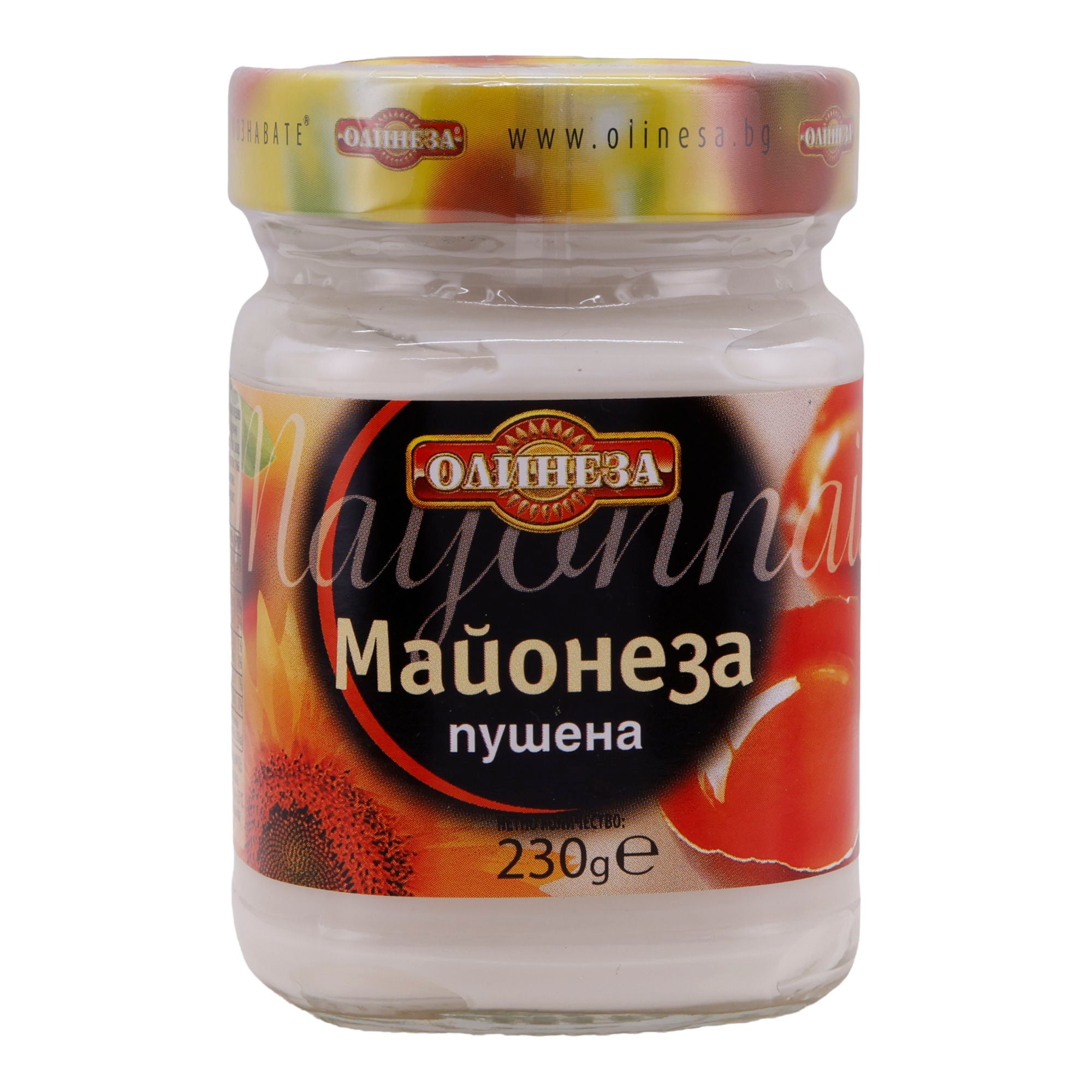 Salatcreme | Geräuchert mit Sonnenblumenöl | Perfekt für Sandwiches, Salate und Grillgerichte | 230 g OLINEZZA